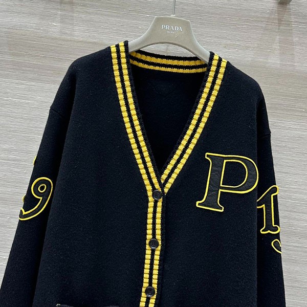 プラダ ウールxカシミヤ カーディガン コピー 2色 pud81024